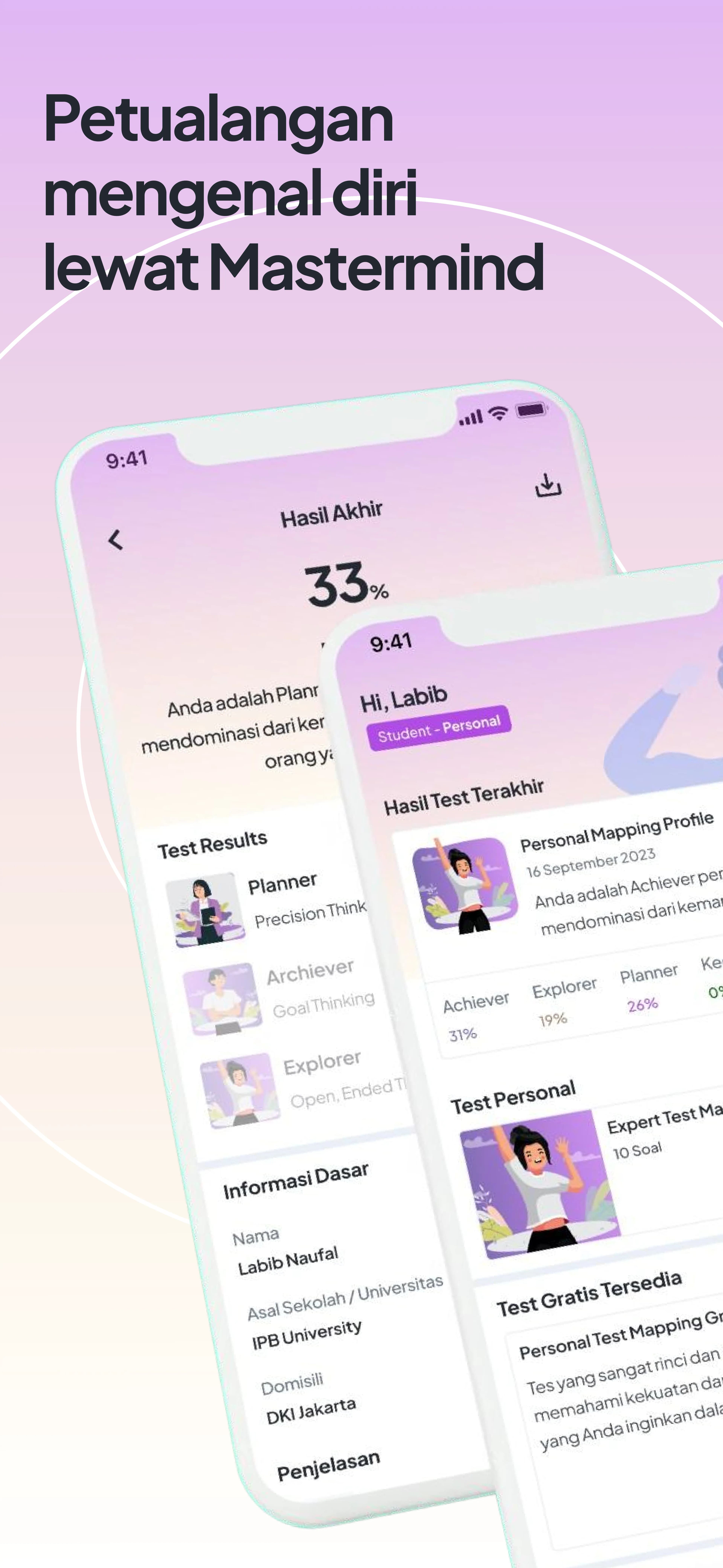 Mastermindmap — Personality Assessment App